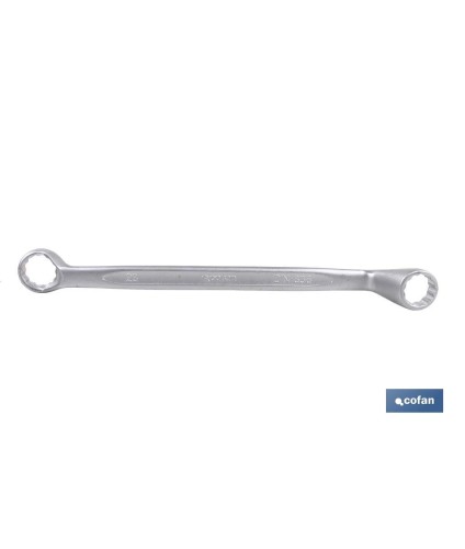 Llave de estrella doble acodada | Llave de doble boca | Medidas de la llave: 65-70 mm
