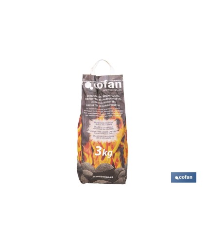 Briquetas Carbón vegetal 3kg