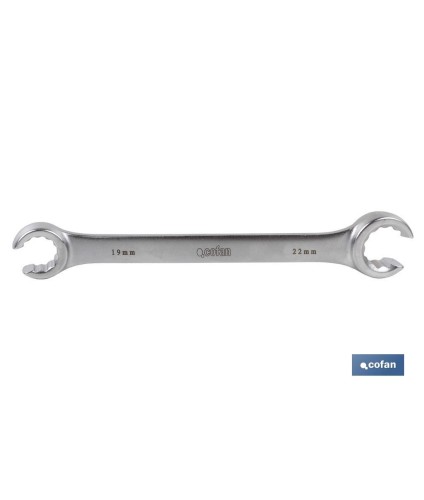 LLave abierta para racores | Doble boca reforzada | Modelo 8 x 10 hasta 30 x 32