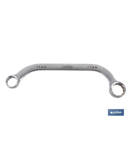 LLave de media Luna | Modelo 11 - 13 a 19 - 22 | Acero cromo vanadio
