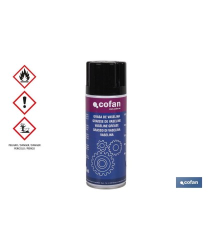 Grasa de vaselina 400 ml | Lubricante industrial sin materiales pesados | Color rosa
