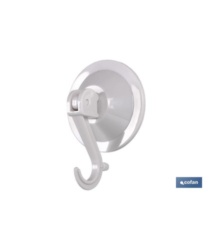 Colgador Ventosa Cierre Seguridad. 77mm diámetro
