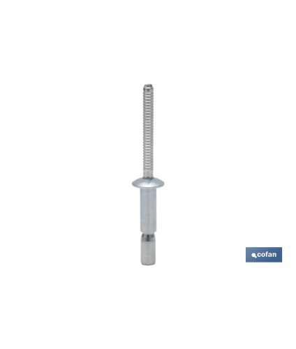 Remaches Acero Estructural Cabeza Alomada