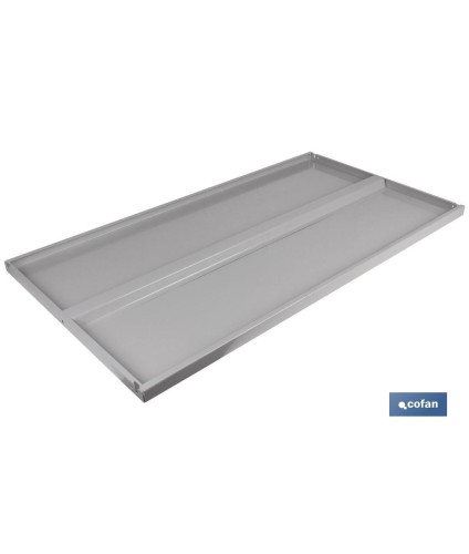 Bandeja para estanterías sin tornillos con refuerzos | En medidas de 690 x 500/600 mm y 930 x 500/600 mm