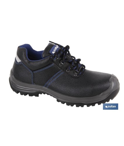 Zapato de Piel | Color Negro | Seguridad S3 | Modelo Mirto | Puntera de Carbono Light