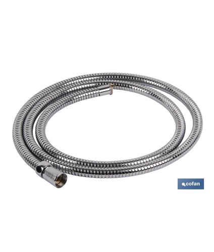 Flexo de Ducha Inoxidable Extensible | Medidas  1,75 / 2,2m | Rosca 1/2