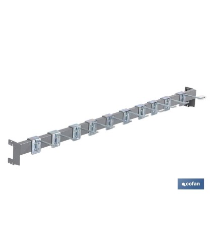 Barra de Carga con 10 Ganchos (10 cm)
