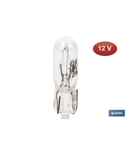 Lámpara SIN casquillo W1,2-T5 12 V
