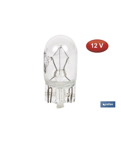 Lámpara sin casquillo W5W 12 V