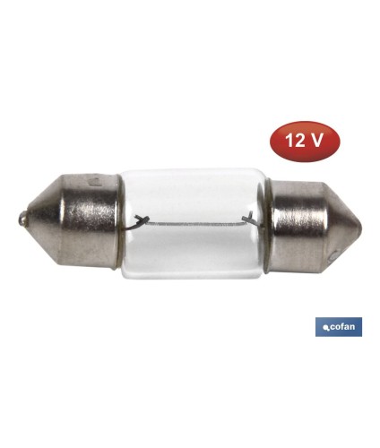 Lámpara Plafonier C10W (11 x 31 mm) 12 V