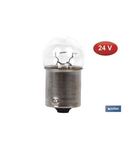 Lámpara piloto R10W (BA15s) 24 V