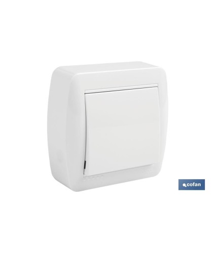 Conmutador de cruce | Mecanismo de superficie | Color blanco 10 A - 250 V