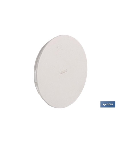 Tapa roscada | Apta para caja de empotrar de tubo ø 25 mm | Medidas 80 x 32 mm