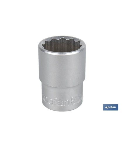 LLave de Vaso métrico 1/2 | 24 caras | Medidas desde 8 a 32 mm
