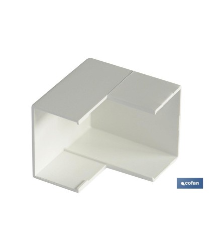 Ángulo exterior para minicanal eléctrico | Varias medidas | Grado IP 40