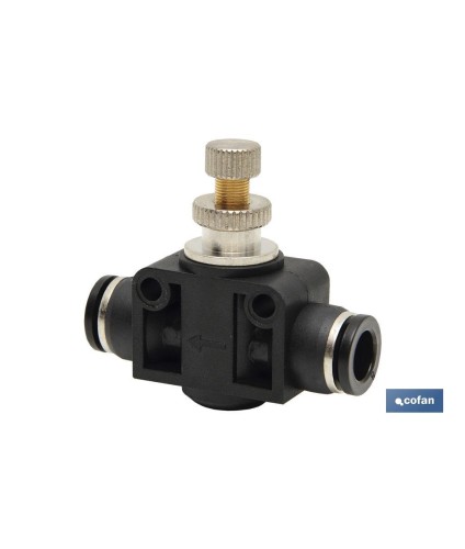 Regulador de Caudal en linea Tubo-Tubo