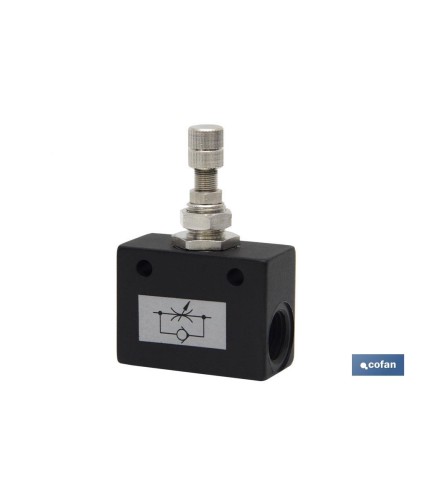 Regulador de Caudal en linea Hembra-Hembra