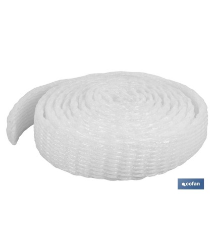 Rollo de malla tubular de espuma elástica | Protege y asegura objetos frágiles | Se amolda y adapta