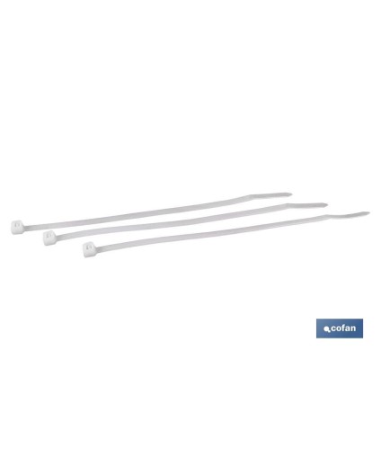 Bridas de Nylon PA 6.6 Color Blancas