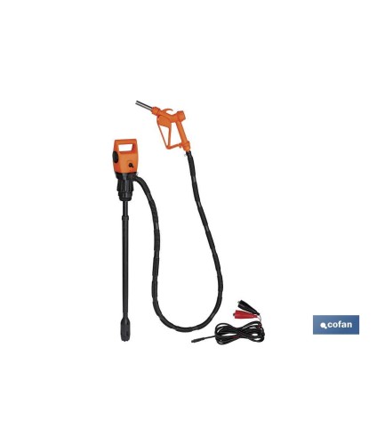 Bomba Eléctrica + Pistola Bidón (Conexión Batería 12V)