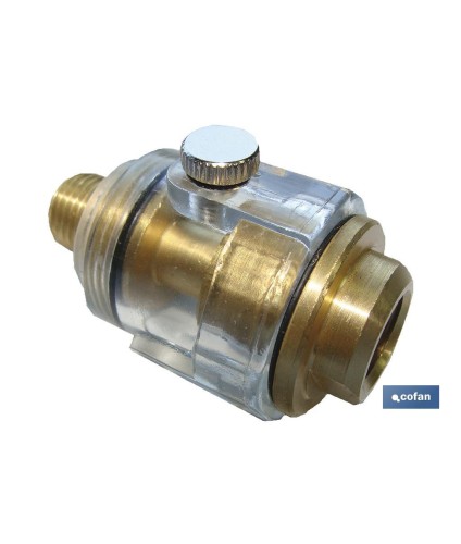 Filtro lubricante para engrase herramientas neumáticas con rosca 1/4 | Mini lubricador  para herramientas neumáticas