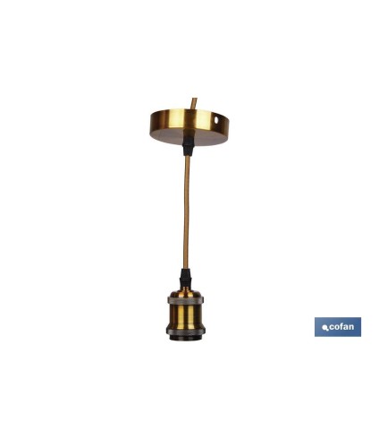 Cable para Lámpara Deco Oro