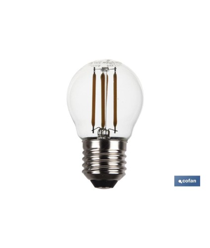 Bombilla Led Esférica Filamento E27