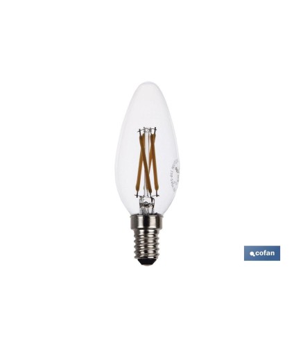 Bombilla Led Vela Filamento