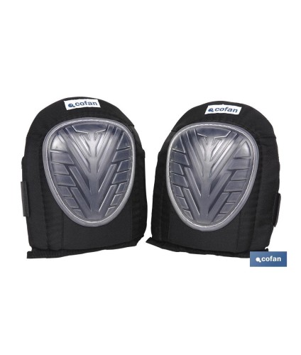 Pack de 2 Rodilleras de Trabajo | Con Doble Banda Elástica y Cierre de Velcro | Almohadillas de Gel