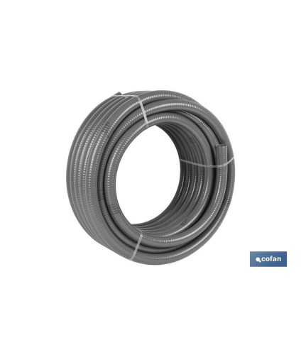 Rollo de Tuberia rígido | Color gris | Diferentes longitudes y diámetros