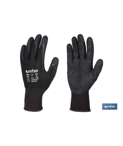 Guantes con soporte de poliéster | Impregnados en látex | Apto para múltiples procesos | Seguros y cómodos