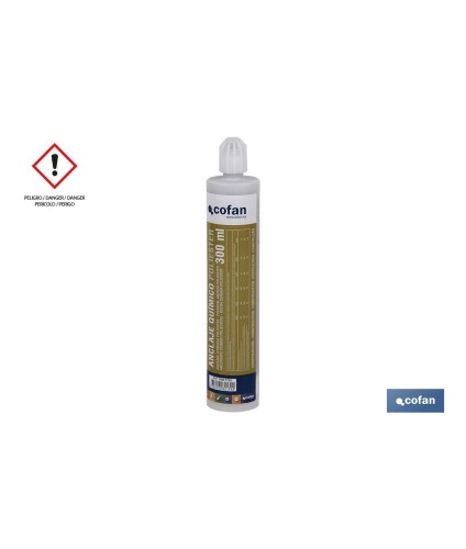 Anclaje Químico | Poliéster sin estireno | Envase de 300 ml
