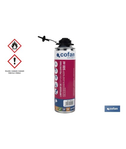 Limpiador de Espuma de Poliuretano | Aerosol 500 ml | Libre de CFC