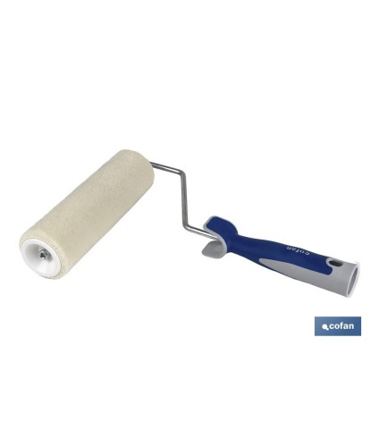 Rodillo de Lana para Esmaltar | Uso Profesional | Longitud 180mm | Diámetro ø40 mm
