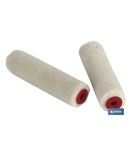 Pack de 2 recambios | Mini rodillo ideal para esmaltar o barnizar | Sistema Antigoteo