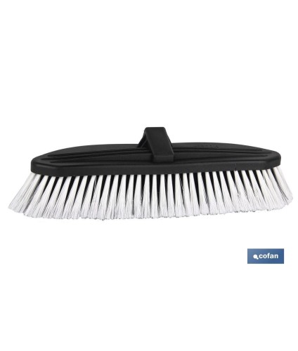 Cepillo para lavar coches profesional | Con canal de agua | Fabricado en PVC