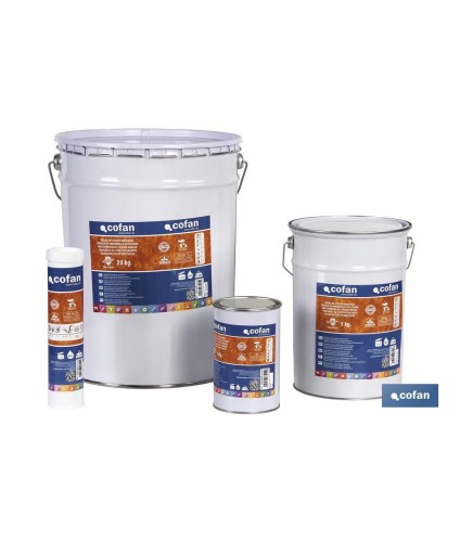 Cartucho de grasa de litio | Normativa ISO 6743/9 EP | Apta para mecanismos de cobre y sus aleaciones