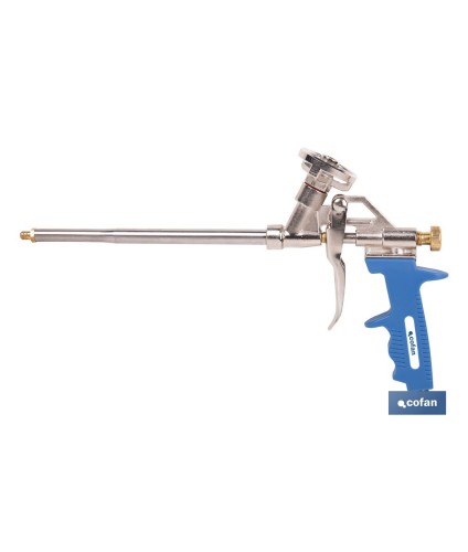 Pistola para Espuma de Poliuretano Ultra | Mango ergonómico | Medida 18 cm x ø2 mm