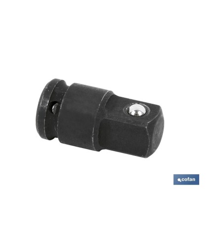 Adaptador de impacto 3/8 a 1/4| Con cuadradillo macho 1/4 y hembra de 3/8  | Fabricado especial para herramientas de impacto