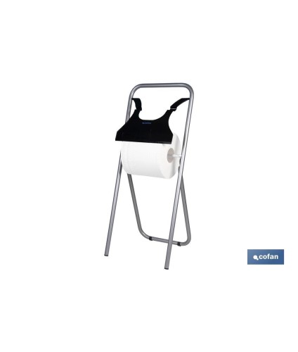Dispensador porta bobinas de papel para el suelo | Para rollo de papel | Tamaño industrial