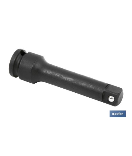 Alargadera de impacto  3/8 | Con longitud de 50, 75 y 250 mm | Prolongador de impacto de 3/8