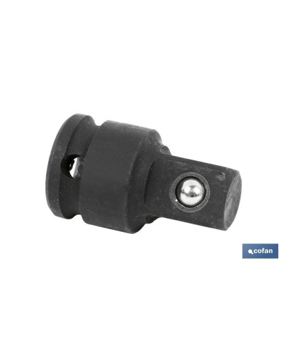 Adaptador de impacto 1/2 a 3/8| Con cuadradillo macho 3/8 y hembra de 1/2  | Fabricado especial para herramientas de impacto