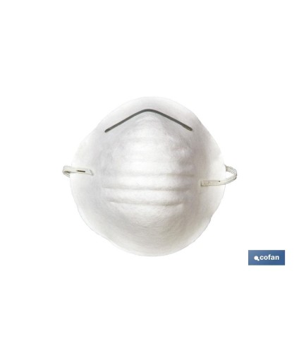 Mascarillas Higiénicas | Fabricadas en Polipropileno | Protegen contra el Polvo y Partículas no Tóxicas | No Reutilizable