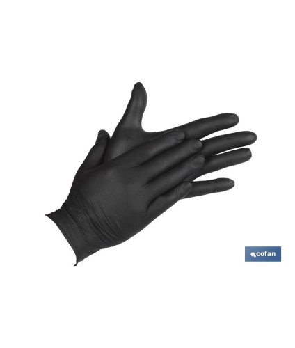 Caja de 100 unidades de guantes de nitrilo | Finos y elásticos | Sin polvo | Cómodos y agradables al tacto