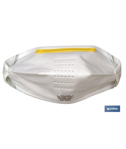 Mascarilla FFP1D | No Reutilizable | Eficiencia de Filtración superior al 90% | Pack de 20 o Unitaria
