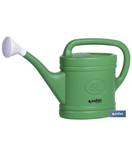 Regadera Verde de 6 Litros