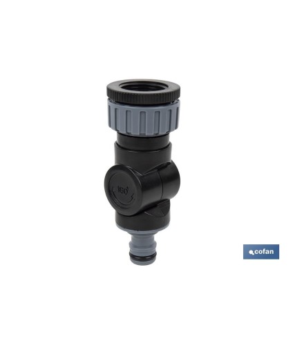 Conector flexible para riego