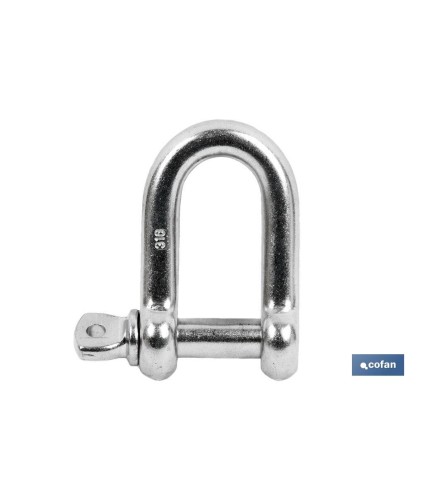 Grillete Recto Galvanizado