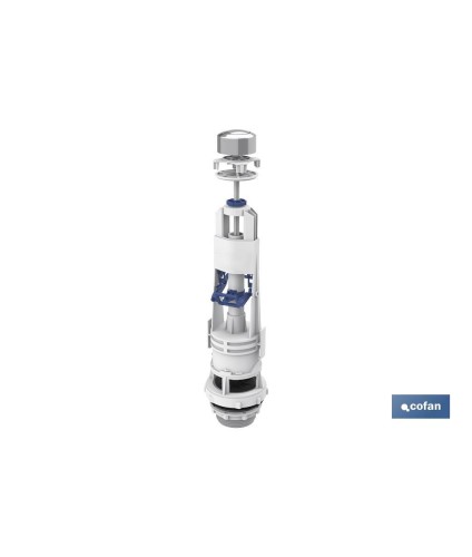 Cofan Descargador para WC | Modelo Candaba | Mecanismo Interrumpible | Descargador Universal