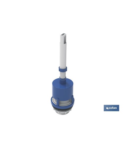 Descargador para WC | Con Tirador | Modelo Tigris | Descargador Universal | Fabricado en Polipropileno y ABS de Alta Calidad